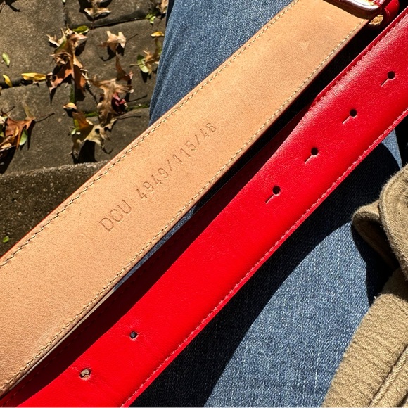 Versace Red Medusa Belt - Picture 8 of 10